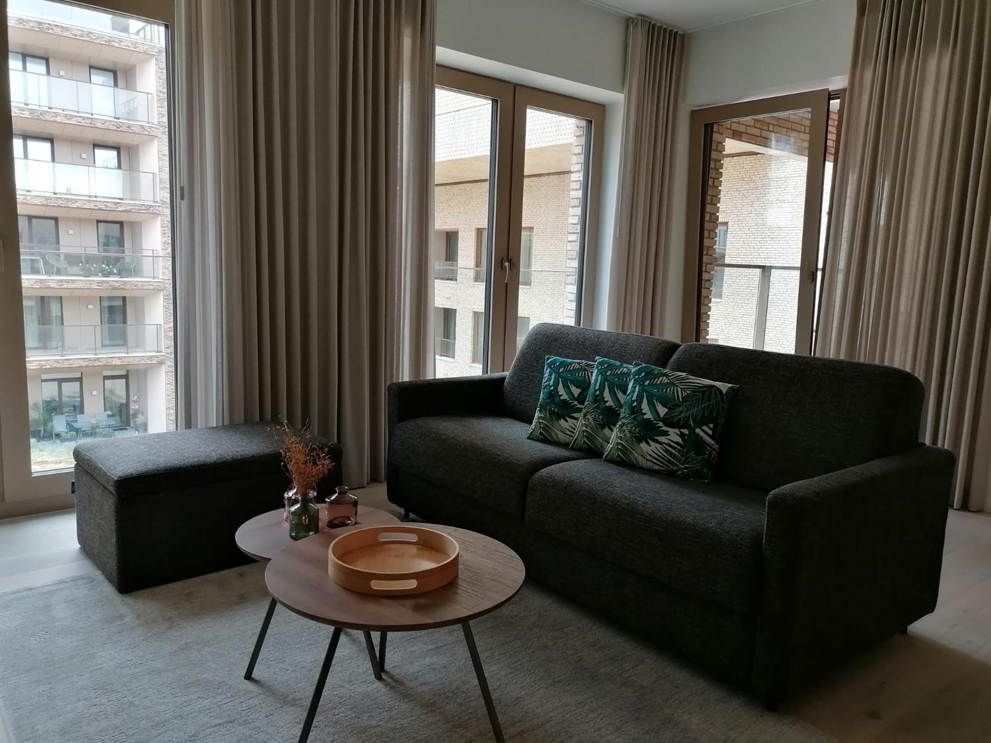 Bartine - Modern And Spacious Flat Near The Sea, Free Parking Space Oostende Bagian luar foto